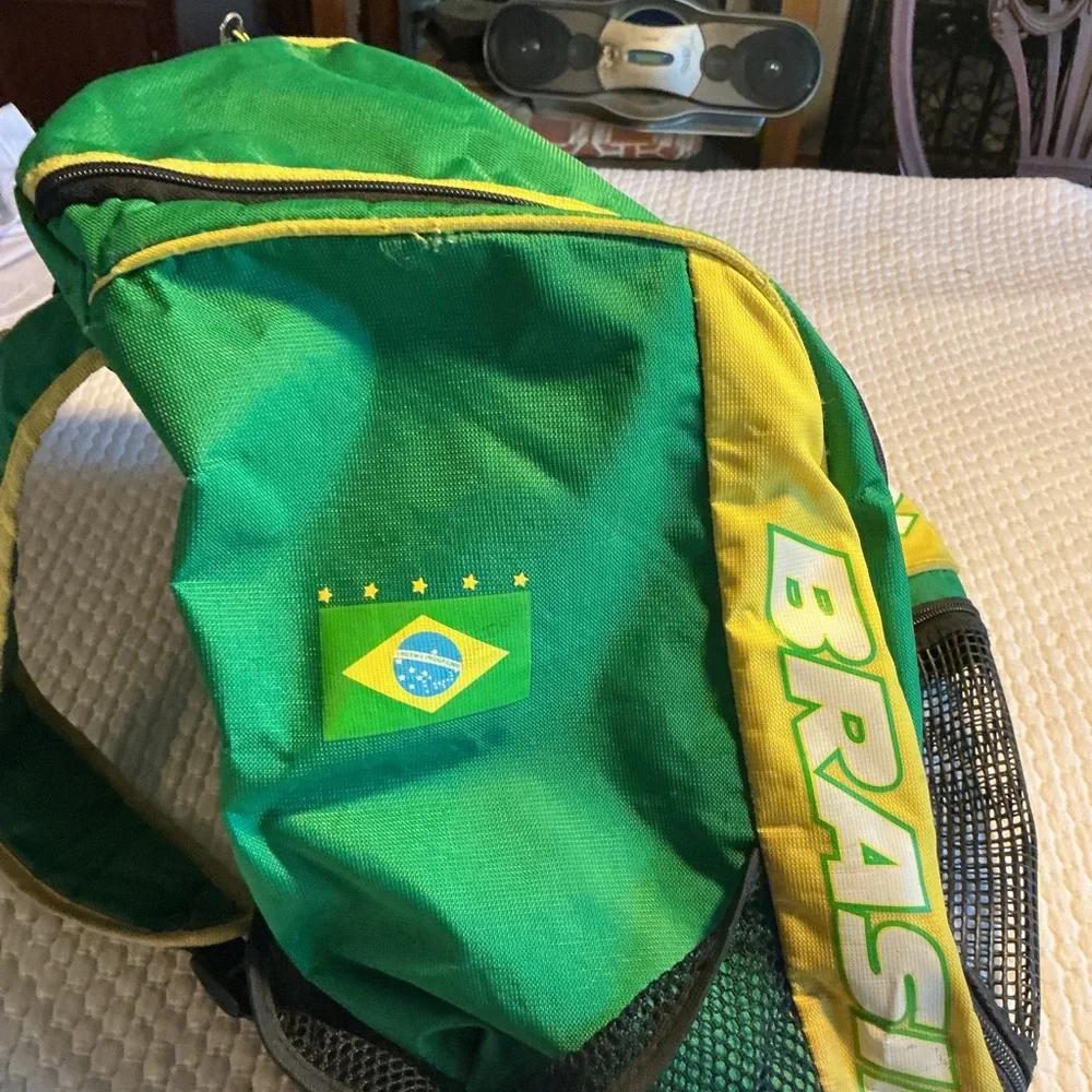 Brasil Green & Yellow Men's Backpack